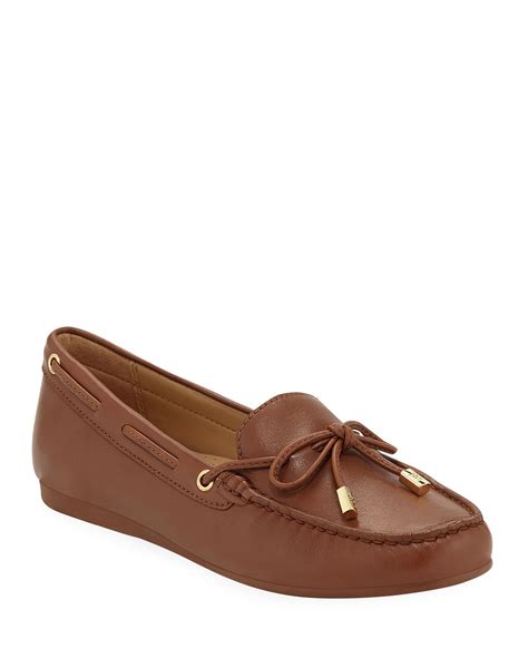 mocassins sutton michael kors|Sutton Leather Moccasin .